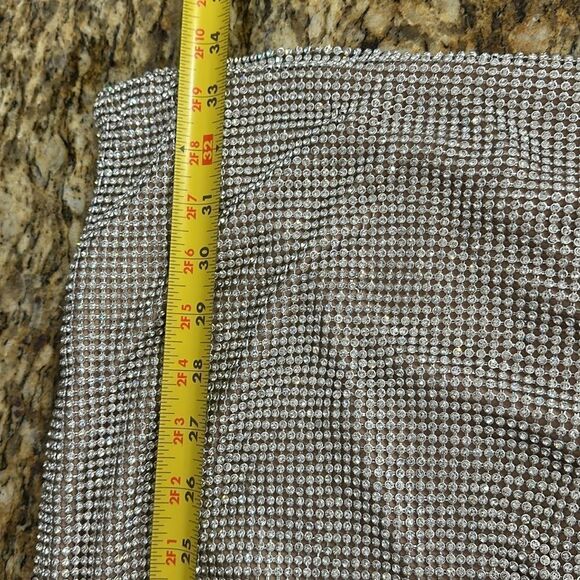 Jovani Short and Cocktail Jacqueline Special Occasion Dress In Silver Size 6 - Picture 15 of 15